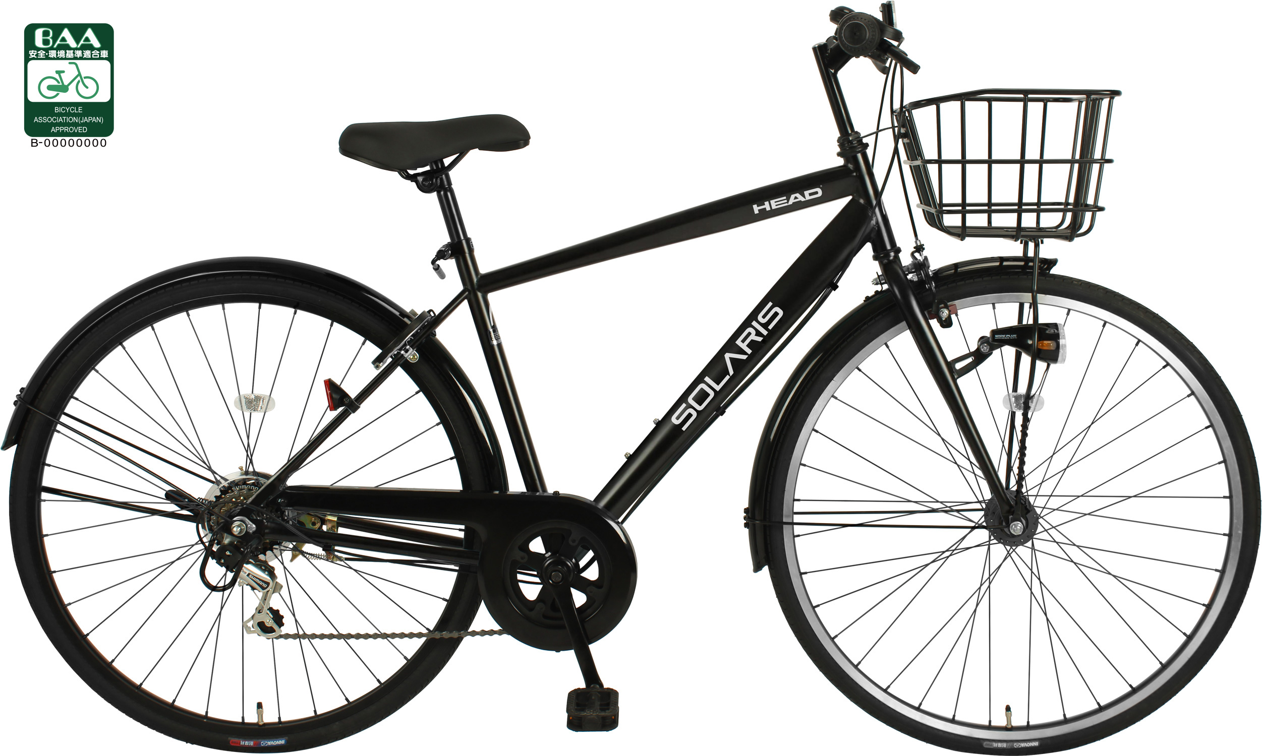 HEAD CROSS solaris マットブラック